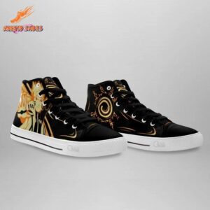 Silent Uzumaki Naruto High Top Canvas Shoes Anime Drip 2