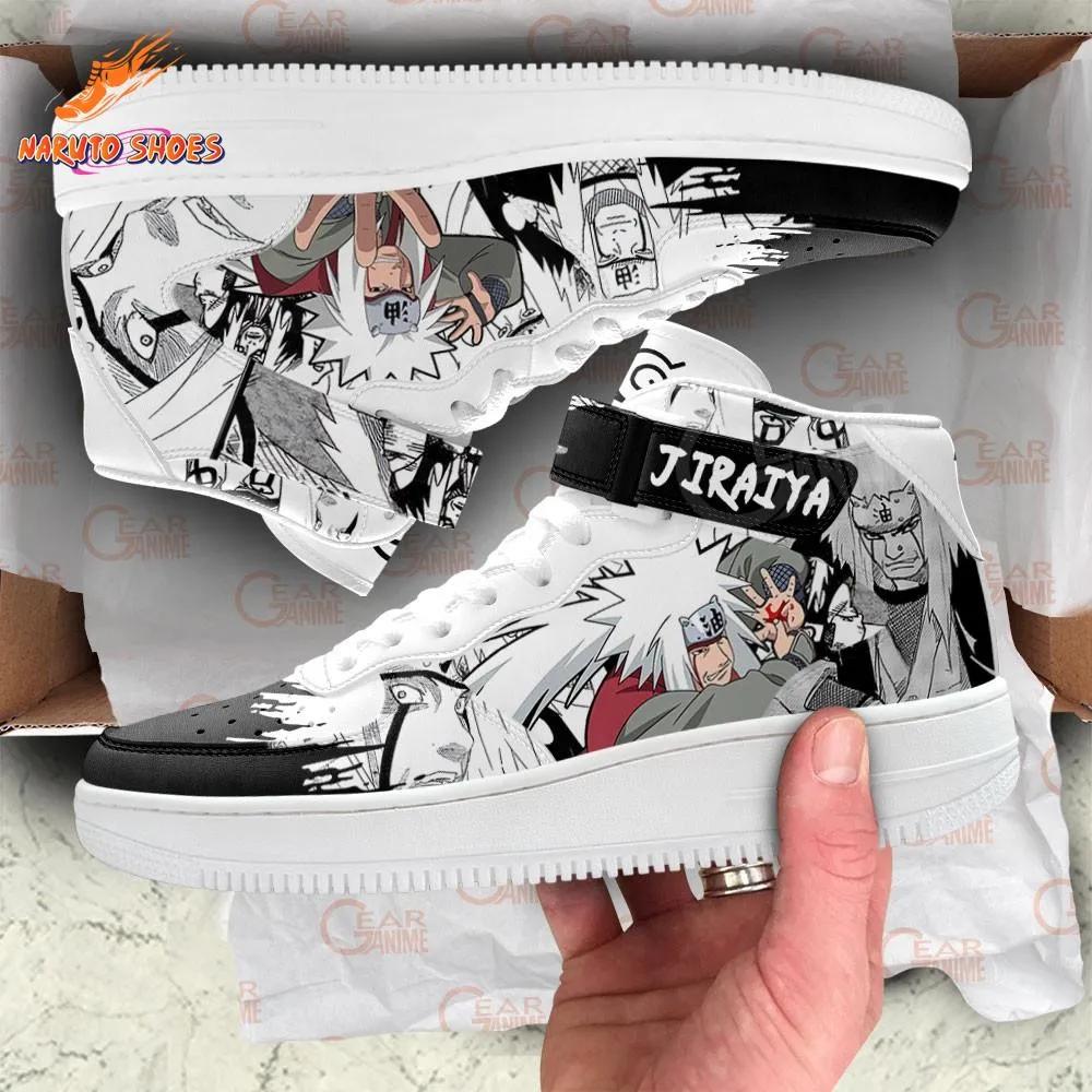 Manga Collage Jiraiya Shoes – AF1 High Top Anime Convention Style Manga Collage Jiraiya Shoes – AF1 High Top Anime Convention Style