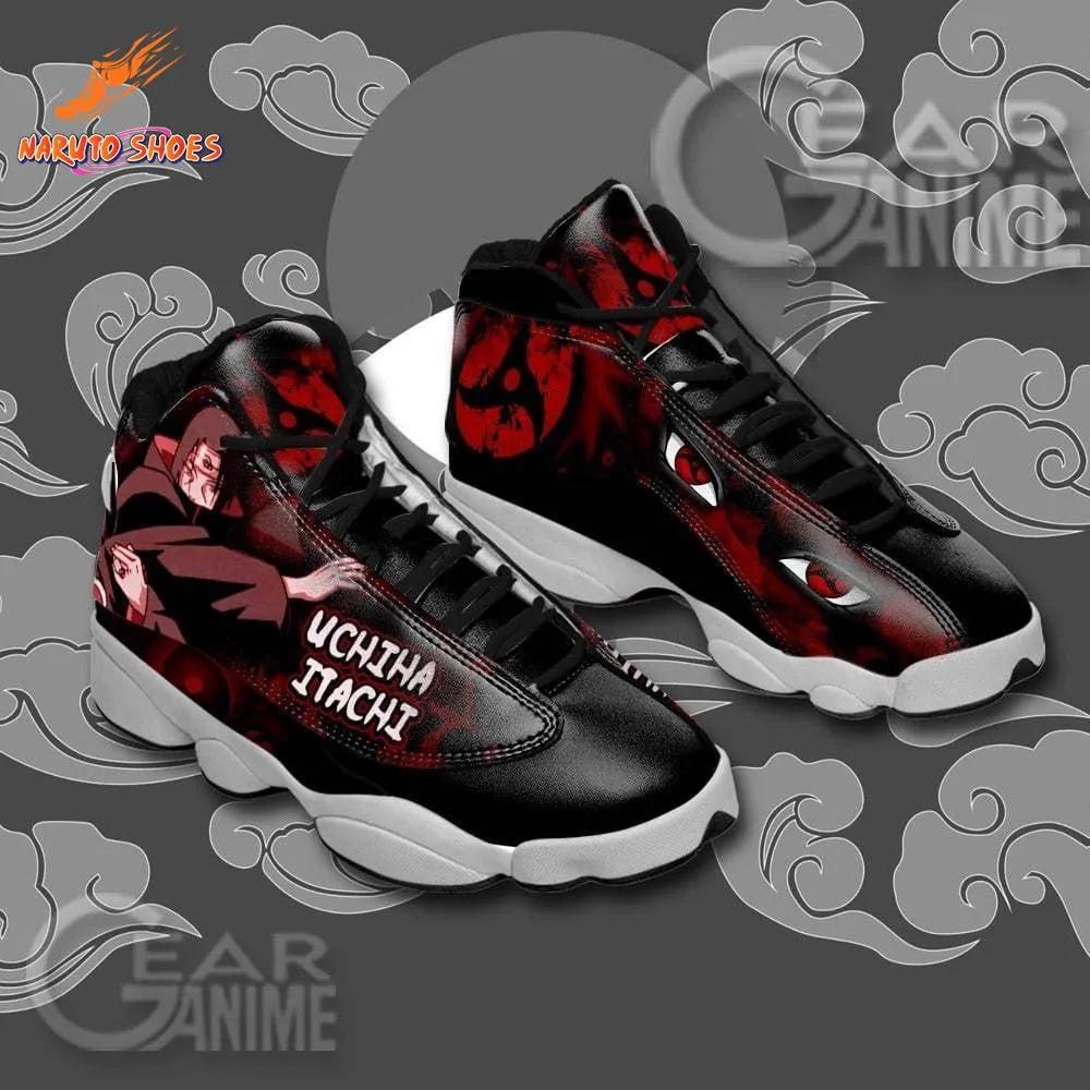 Itachi Sharingan JD Shoes Red Black Uchiha Anime Artwork Itachi Sharingan JD Shoes Red Black Uchiha Anime Artwork