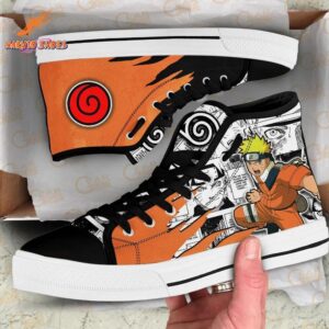 Storm Uzumaki Naruto High Top Canvas Shoes Shinobi Style 1