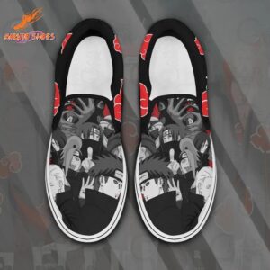 Akatsuki Members Collage Shoes – Slip-On Pair for Conventions & Gifts