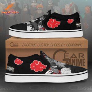 Ultimate Akatsuki Slip-On Shoes Anime Hype 1