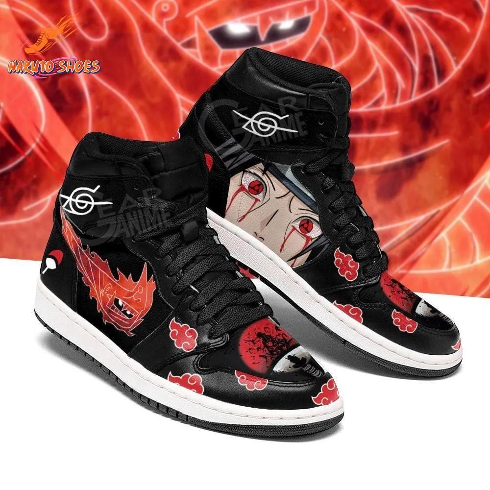 Susanoo Mangekyo Sharingan Itachi Nikes – Akatsuki Convention High-Tops Susanoo Mangekyo Sharingan Itachi Nikes – Akatsuki Convention High-Tops