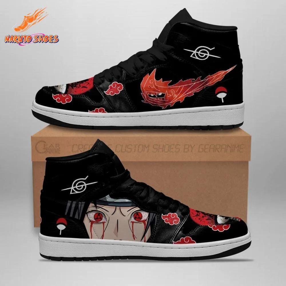 Susanoo Mangekyo Sharingan Itachi Nikes – Akatsuki Convention High-Tops Susanoo Mangekyo Sharingan Itachi Nikes – Akatsuki Convention High-Tops