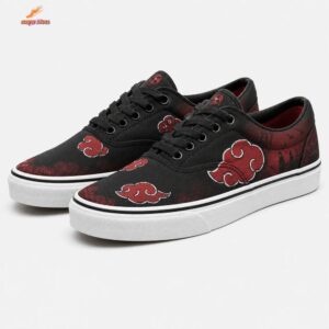 Nightfall Red Cloud Akatsuki Vans – Crimson Shadow Streetwear