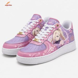 Cherry Blossom Ino AF1 Shoes – Lavender Kunoichi Sneakers for Conventions & Gifts