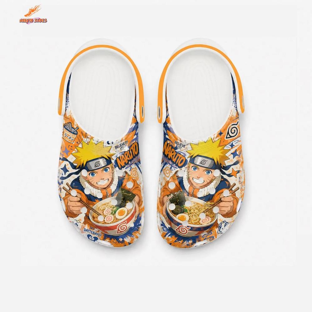 Dattebayo Ichiraku Ramen Naruto Crocs – Anime Foodie Clogs for Fans Dattebayo Ichiraku Ramen Naruto Crocs – Anime Foodie Clogs for Fans