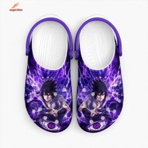 Purple Lightning Susanoo Sasuke Crocs
